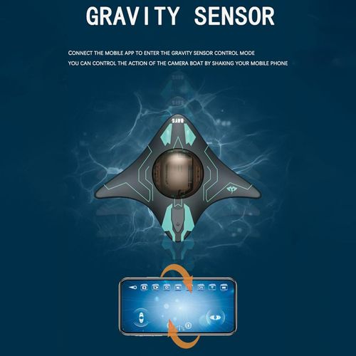 Boats with Camera for Adults, 6CH Remote Control Boat for Pools & Lakes, App Wireless Control Waterproof RC Camera Boat