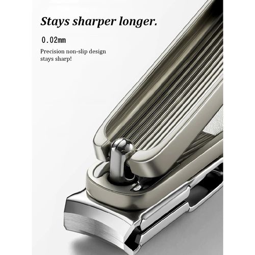 360° Rotating Nail Clipper Set | Ultra-Sharp Thick Toenail Clipper with Nano File