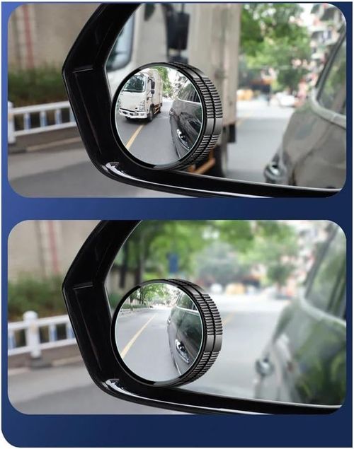 360° Adjustable Suction Cup Blind Spot Mirrors 2PCS – HD Wide Angle Car Mirror