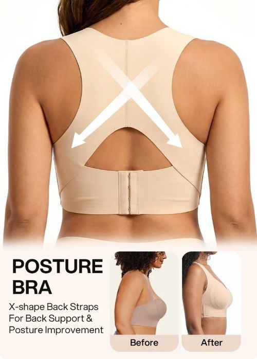 Buy Posture Correction Bra with Front Closure & Instant Back Lift
