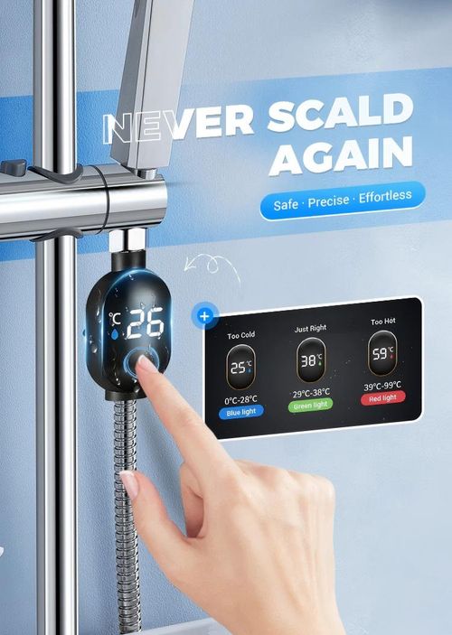 🌡️ Instant-read digital bathtub thermometer, microcomputer-controlled intelligent shower water thermometer, an essential item for bathing. This product does not heat the water.👶📦