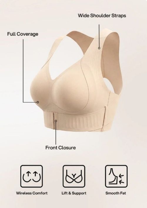Buy Posture Correction Bra with Front Closure & Instant Back Lift