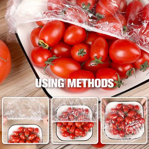 💥 Food-grade cling film, disposable food wrap food cover, 110 pieces per pack.