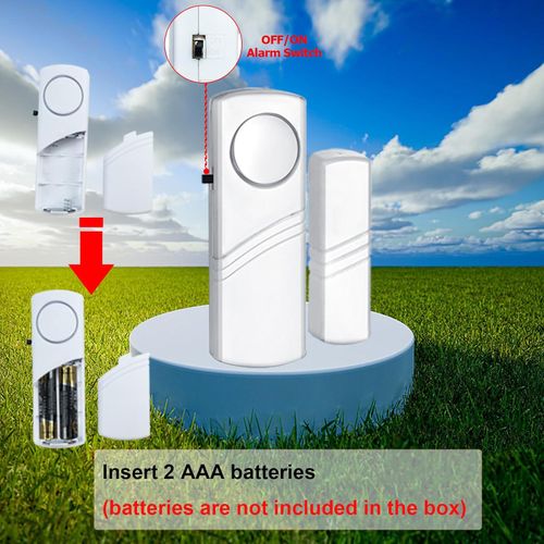 Personal security window and door alarms | Wireless sensor door and window burglar alarms