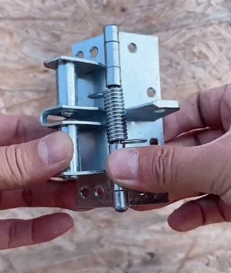 🔒🚪 | Heavy Duty Self-Closing Hinges for Doors---- 4PCS 4-Inch Automatic Closing Spring Hinge