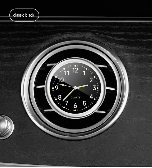 Mini Luminous Quartz Car Clock | Air Vent Clip Dashboard Clock for All Vehicles