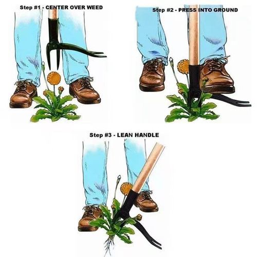 Vertical weed remover New detachable weed puller（without handle）