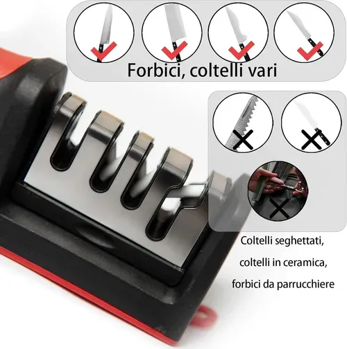 Promotional 4-level knife sharpener, durable and wear-resistant