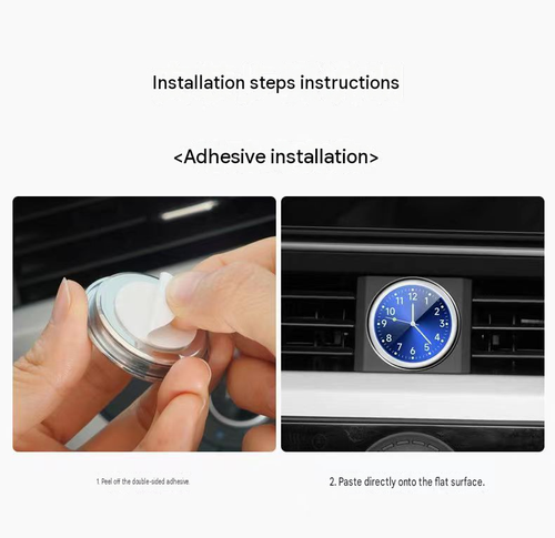 Mini Luminous Quartz Car Clock | Air Vent Clip Dashboard Clock for All Vehicles