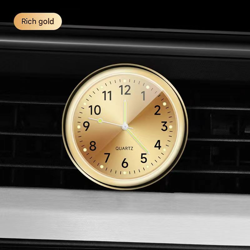 Mini Luminous Quartz Car Clock | Air Vent Clip Dashboard Clock for All Vehicles