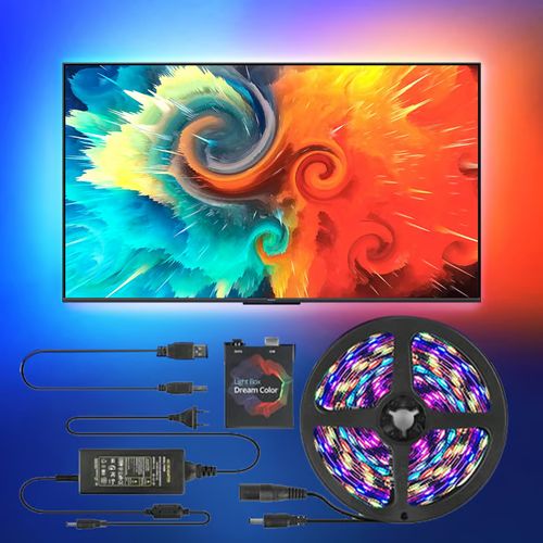 🎁 USB LED light strip for TVcomputer screens, with APP and Bluetooth remote control 🎁