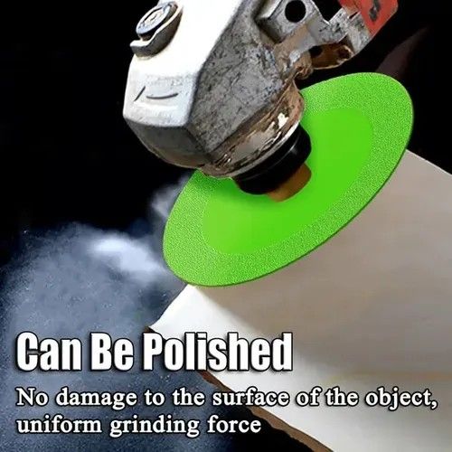 GLASS CUTTING DISC Precise and Fast Cutting: The ultra-thin blade ensures accurate, fast cuts, cut Everything in Seconds cuts. Whether the cutting material is slate, marble, ceramic tiles, or ceramics, you can easily cut, polish, and chamfer to complete the work perfectly