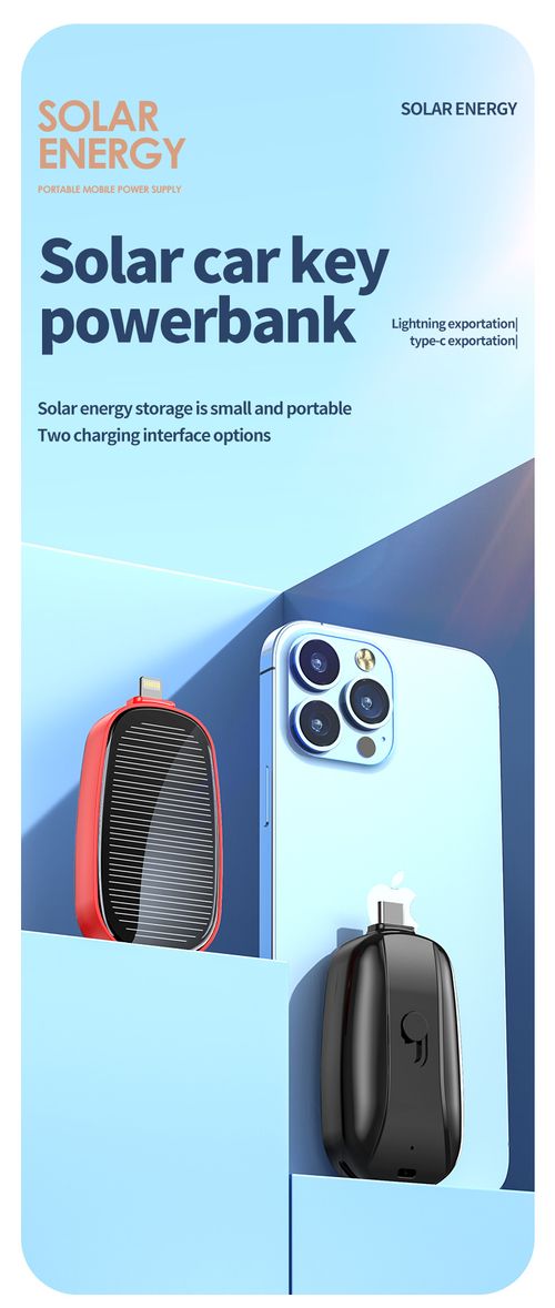 Mini Emergency Solar Power Bank