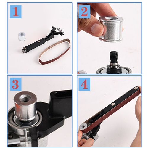 🔥Angle grinder to belt sander conversion kit, universal for 100mm and 125mm angle grinders🔥