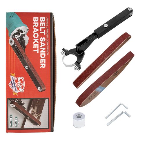 🔥Angle grinder to belt sander conversion kit, universal for 100mm and 125mm angle grinders🔥