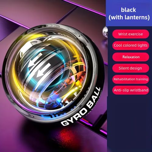 Wrist Strength Training Balls, Grip Balls, And Fitness Gyroscope Balls Are Used by Young People to Stress And for Muscle Workouts, Focusing on Hand Strength Training