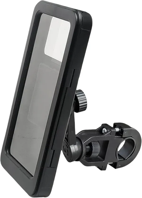 Motorcycle Waterproof Magnetic Phone Holder - Retractable Cell Phone Navigation Bracket for Bikes