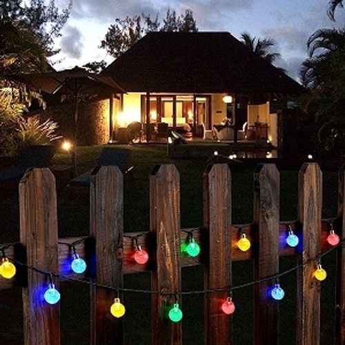LED Solar Garden Crystal Lights