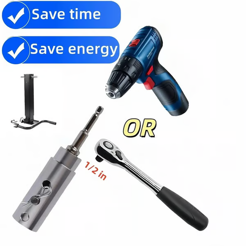 Trailer Jack Drill Adapter