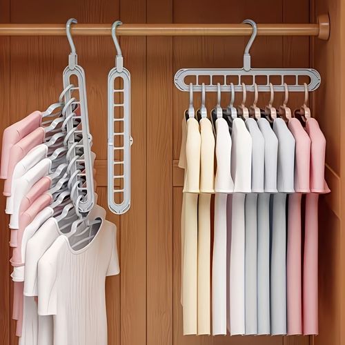 Hangers with 9 Holes