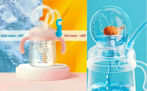 Whale Fountain Sippy Cup