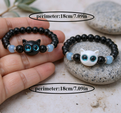 Cat Beaded Bracelets