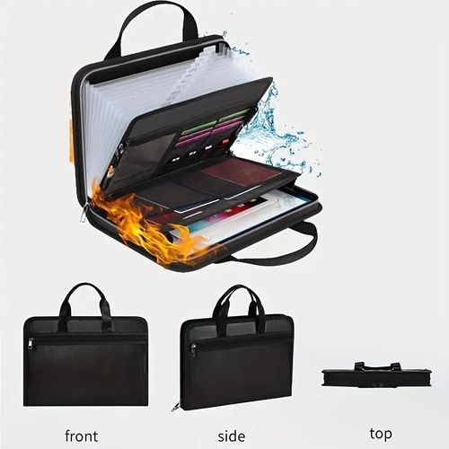 Fireproof Document Organizer Bag