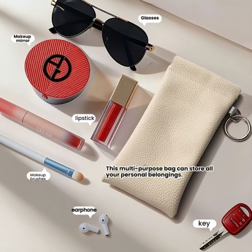 Opening Eyeglasses Bag