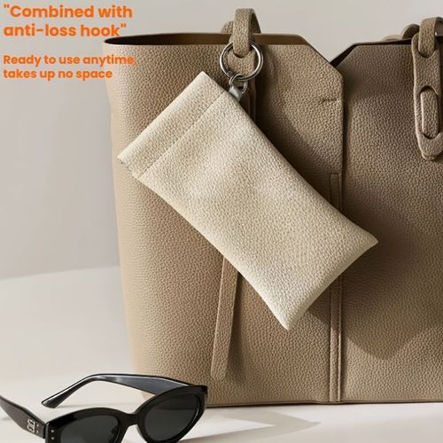 Opening Eyeglasses Bag