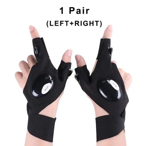 Hands-Free LED Flashlight Waterproof Gloves