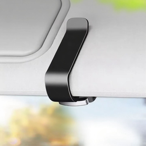 Glasses clip for the sun visor