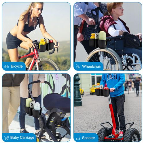 Stroller Cup Holder with Phone Holder