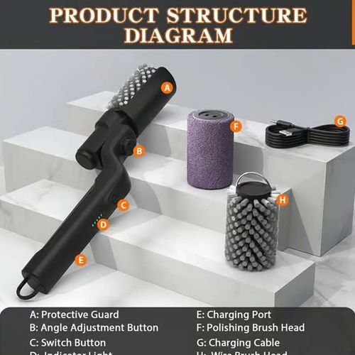 Electric BBQ Grill Brush Cleaner