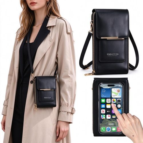 🔥HOT SALE🔥Touchscreen Phone Pouch Case with Clear Phone Window Touch Screen