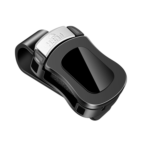 Glasses clip for the sun visor