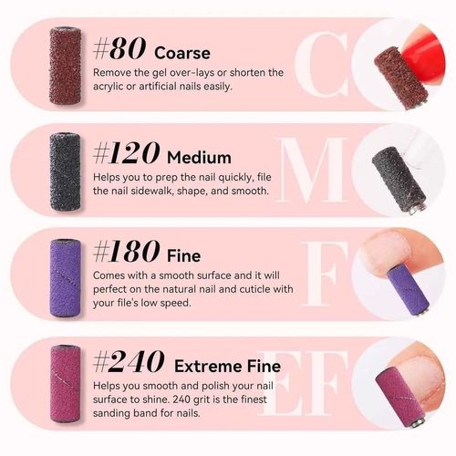 Nail Drill Sanding Bands