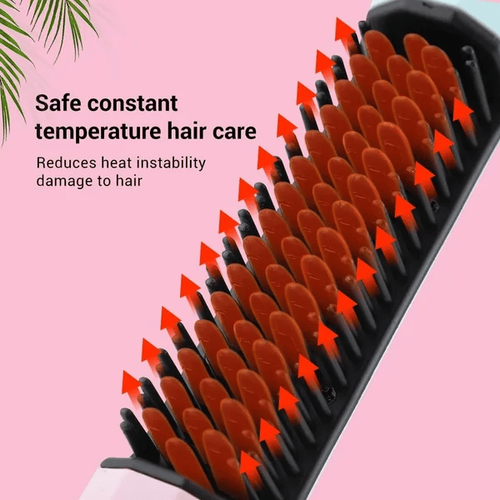 Portable Cordless Hair Straightening Brush