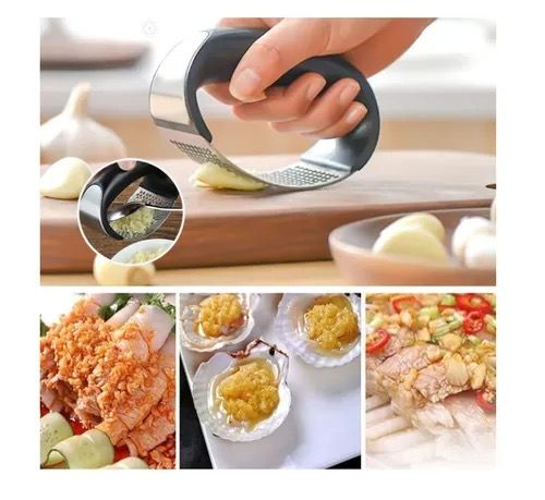 Stainless Steel Garlic Press