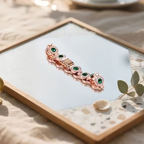 Green Round Magnetic Bracelet