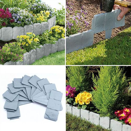Artificial Stone Garden Fence