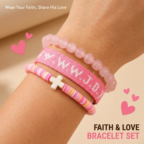 WWJD Cross Bracelet