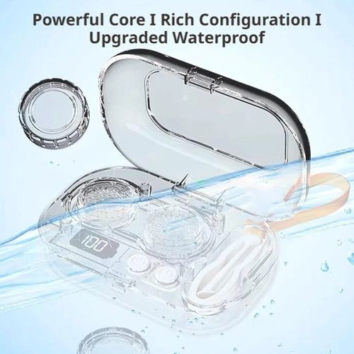 Rechargeable Ultrasonic Contact Lens Auto Cleaner Care Case USB Cleaning Mach