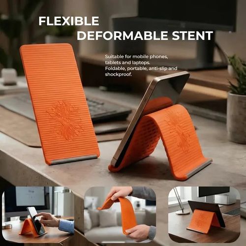 📿Fold it, shape it, take it anywhere – the phone stand that travels with you! ✈️