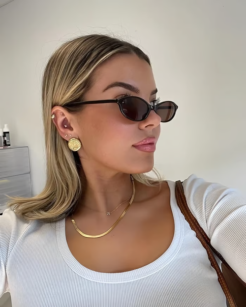 Retro Oval Sunglasses