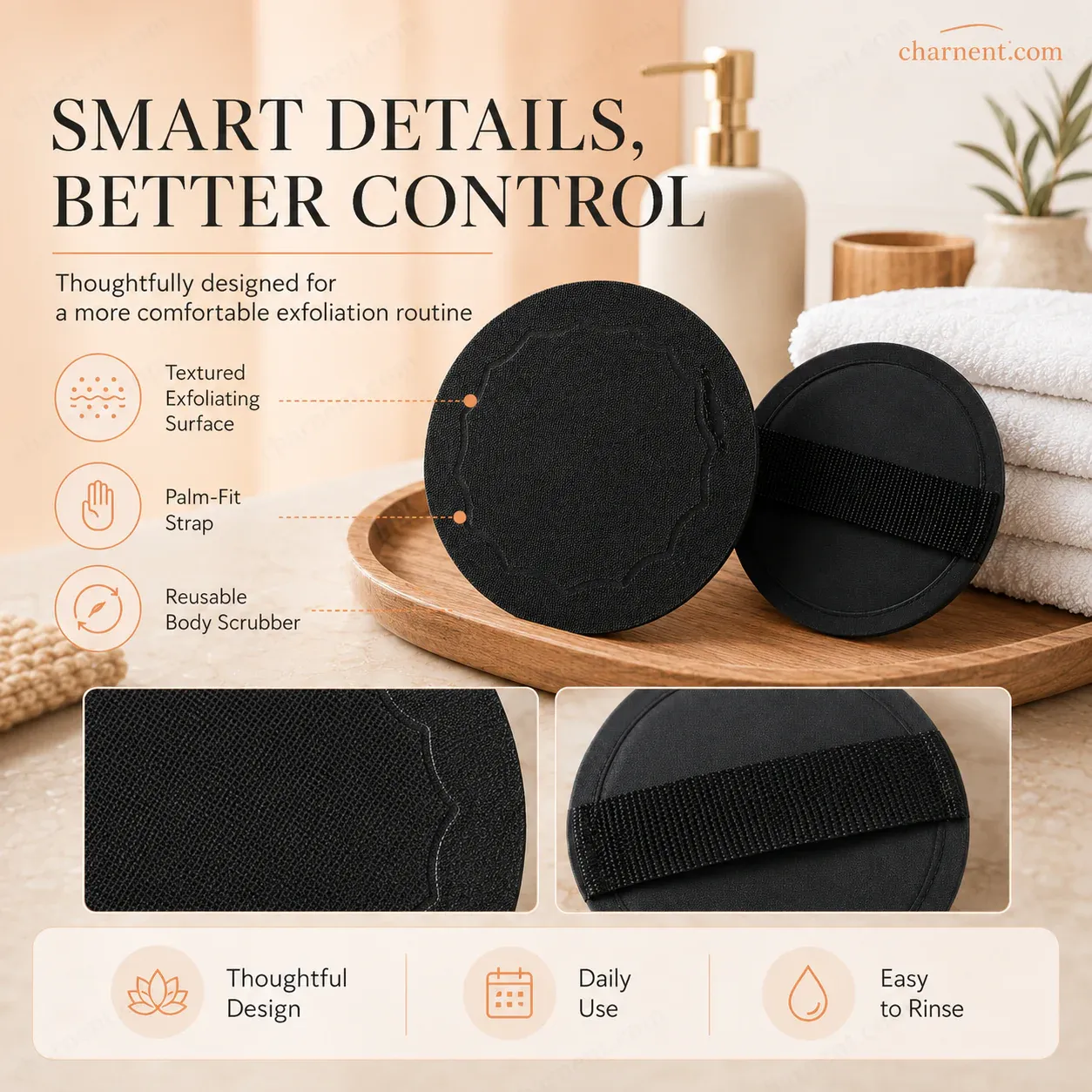 Exfoliating Scrub Bath Pads