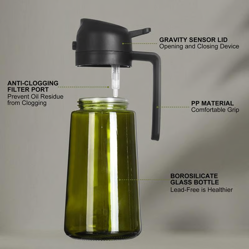 Glass Oil Sprayer & Dispenser
