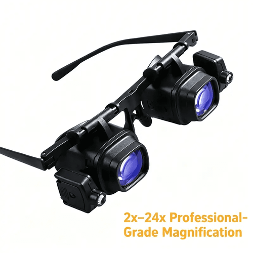 LED Magnifier Glasses
