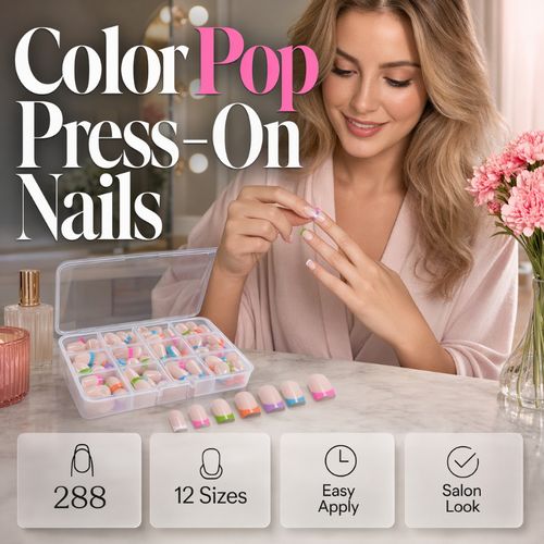 French Press-On Nails Set