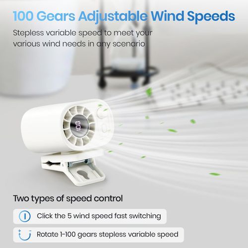 USB Rechargeable Powerful Cooling Fan