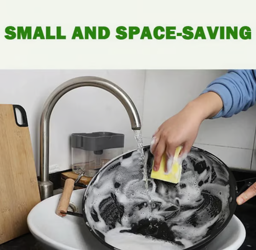 Soap Dispenser with Sponge